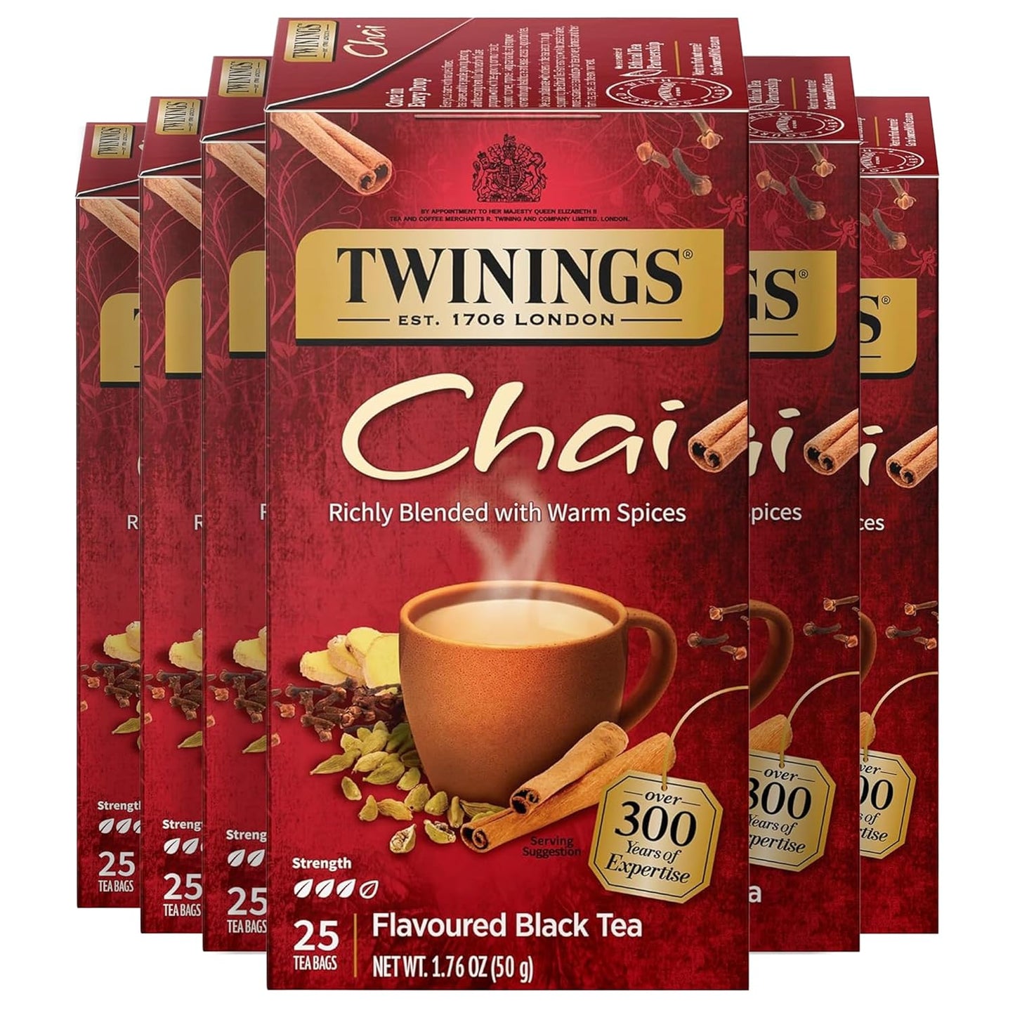 Twinings Pure Green Tea Individually Wrapped Bags, 100 Count (Pack of 1), Smooth & Refreshing, Caffeinated, Enjoy Hot or Iced, 100 Teabags