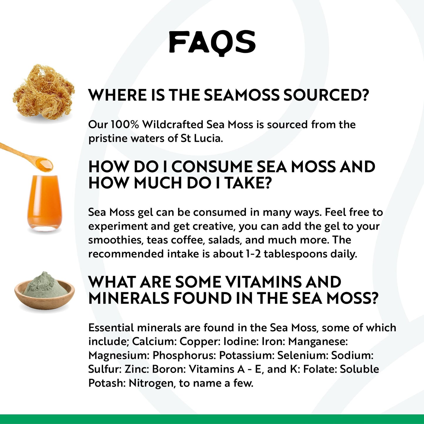 Herbal Vineyards Wildcrafted Irish Pineapple Sea Moss Gel 16 Oz - Organic Seamoss Gel Made with Dried Seaweed & Fresh Sea Vegetables, Natural & Plant-Based, Harvested in Pristine Waters, USA