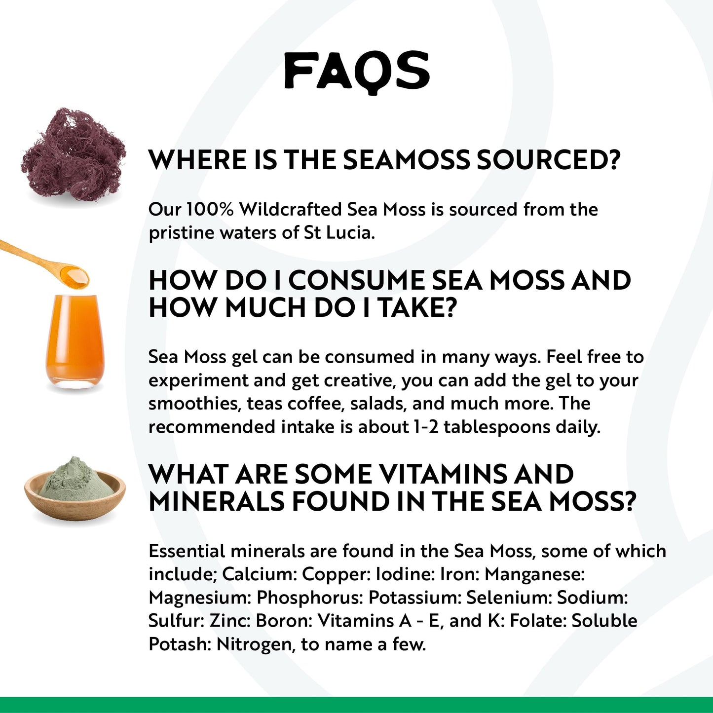 Herbal Vineyards Wildcrafted Irish Pineapple Sea Moss Gel 16 Oz - Organic Seamoss Gel Made with Dried Seaweed & Fresh Sea Vegetables, Natural & Plant-Based, Harvested in Pristine Waters, USA