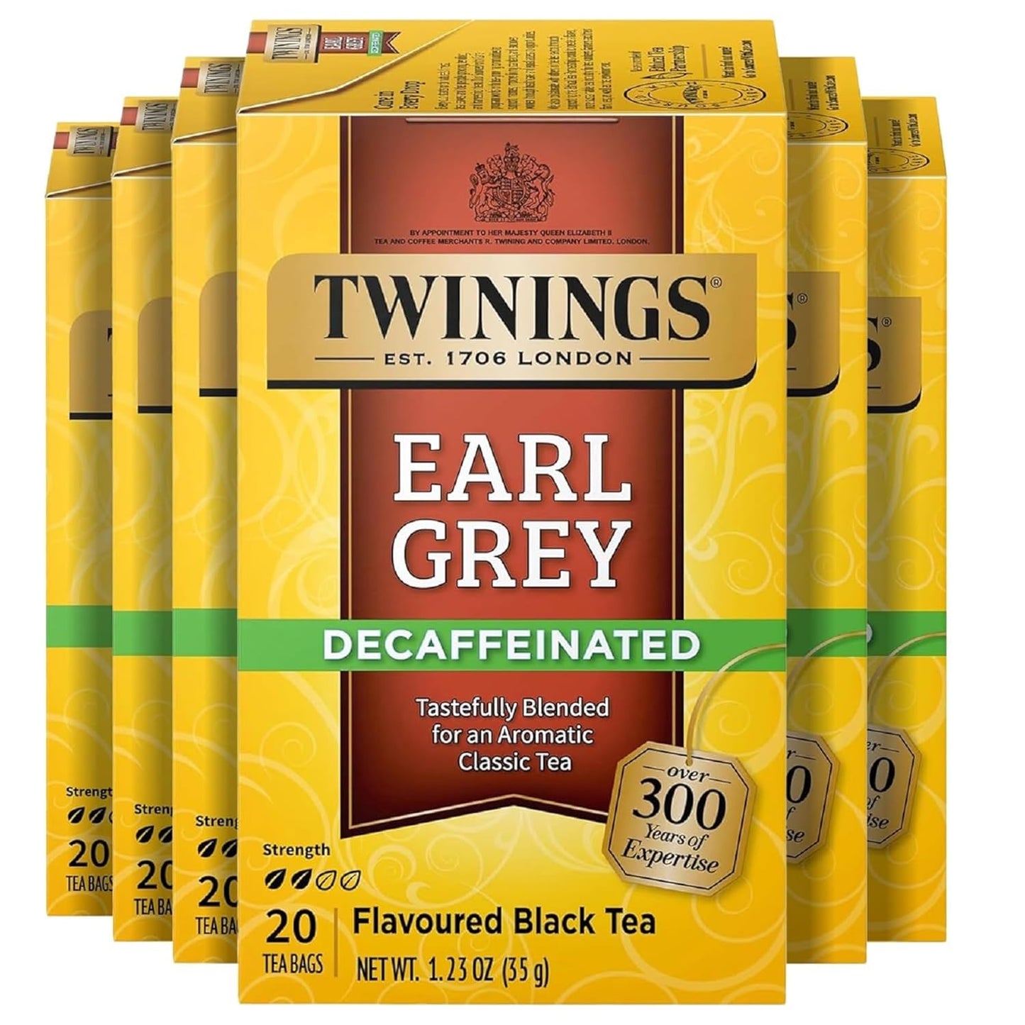 Twinings Pure Green Tea Individually Wrapped Bags, 100 Count (Pack of 1), Smooth & Refreshing, Caffeinated, Enjoy Hot or Iced, 100 Teabags