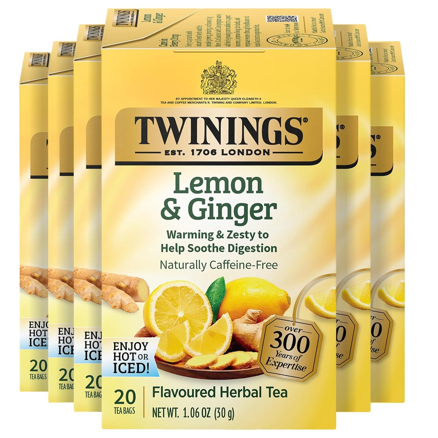 Twinings Pure Green Tea Individually Wrapped Bags, 100 Count (Pack of 1), Smooth & Refreshing, Caffeinated, Enjoy Hot or Iced, 100 Teabags