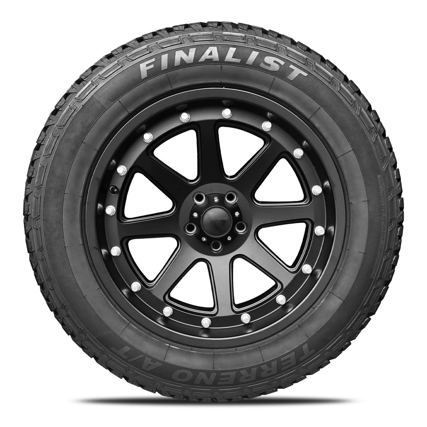 Set of 4 (FOUR) Finalist Terreno A/T LT245/75R16 120/116S10 Ply Load Range E Light Truck All Season All Terrain Tires 245/75/16 (Tire Only) + 3 Year Road Hazard Warranty Included 245/75/16