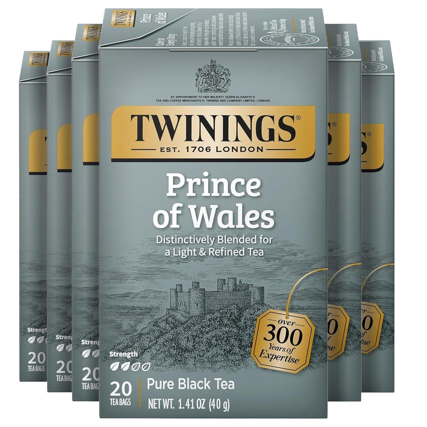 Twinings Pure Green Tea Individually Wrapped Bags, 100 Count (Pack of 1), Smooth & Refreshing, Caffeinated, Enjoy Hot or Iced, 100 Teabags