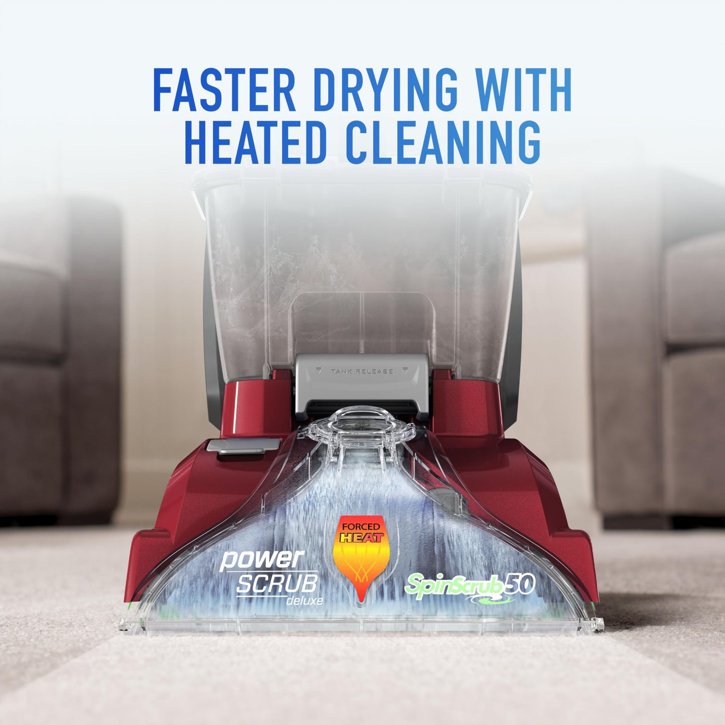 Hoover Powerscrub XL Pet Carpet Cleaner Machine, Upright Shampooer, FH68050, Black