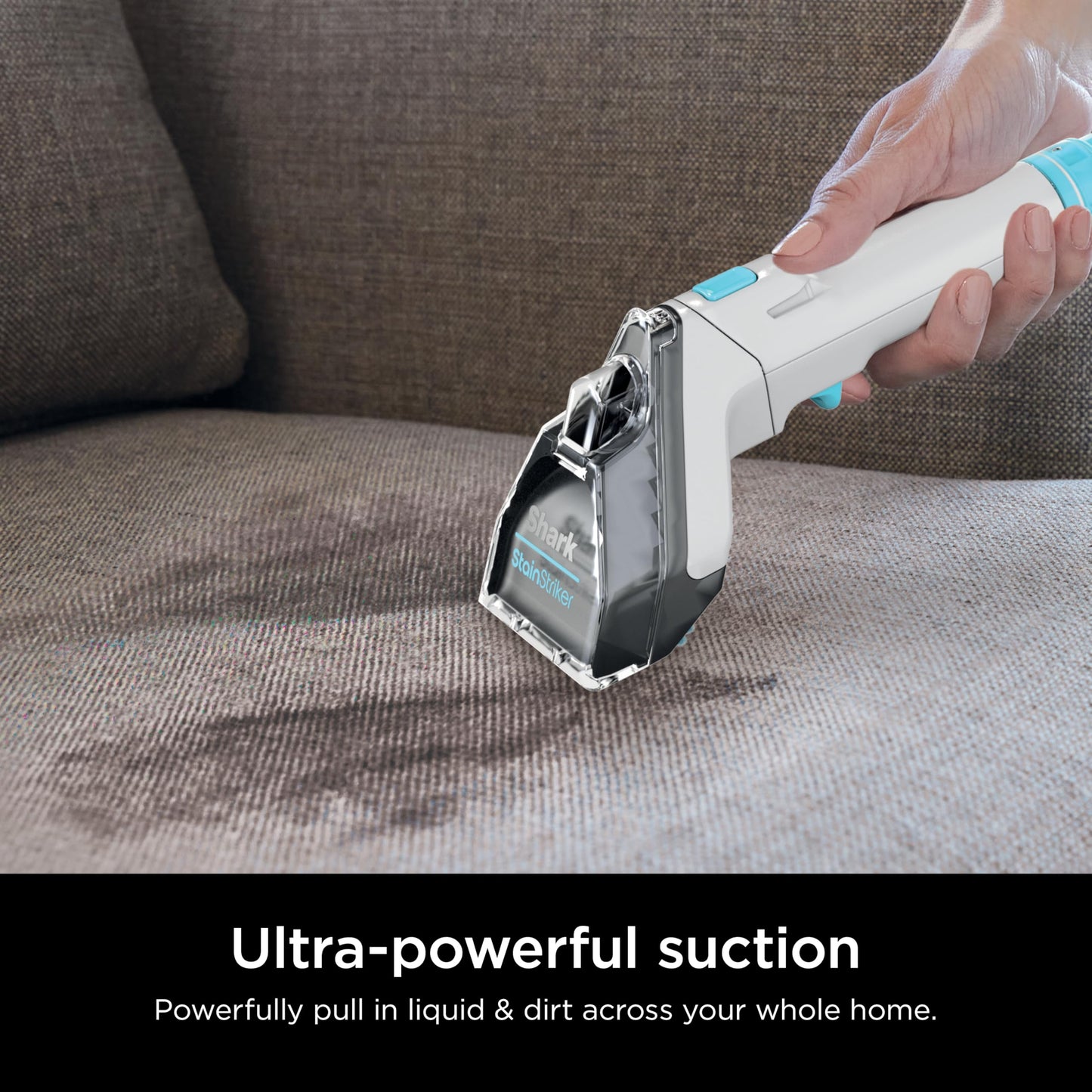 Shark StainStriker Portable Carpet Upholstery & Area Rug Cleaner, Stain & Odor Remover, Perfect for Car Interiors, Nordic Blue, PX202BRN