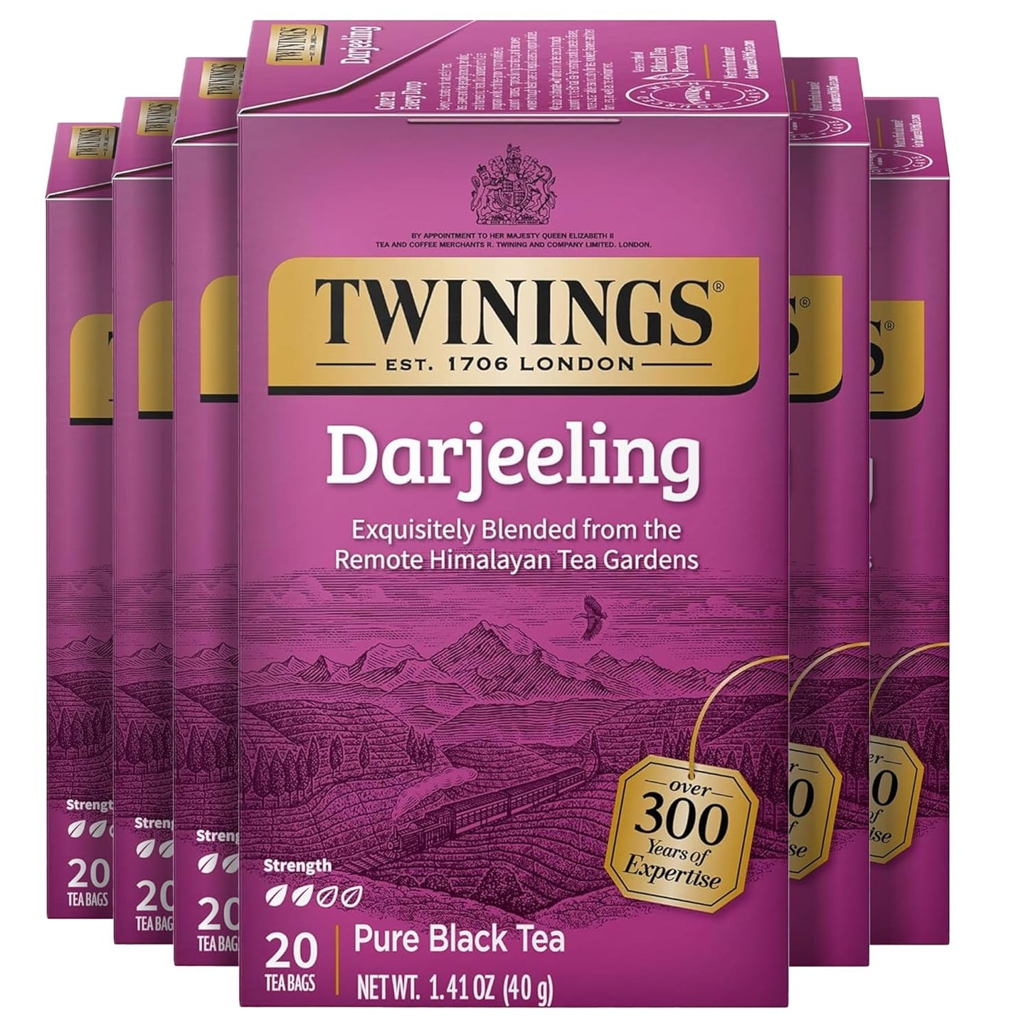 Twinings Pure Green Tea Individually Wrapped Bags, 100 Count (Pack of 1), Smooth & Refreshing, Caffeinated, Enjoy Hot or Iced, 100 Teabags