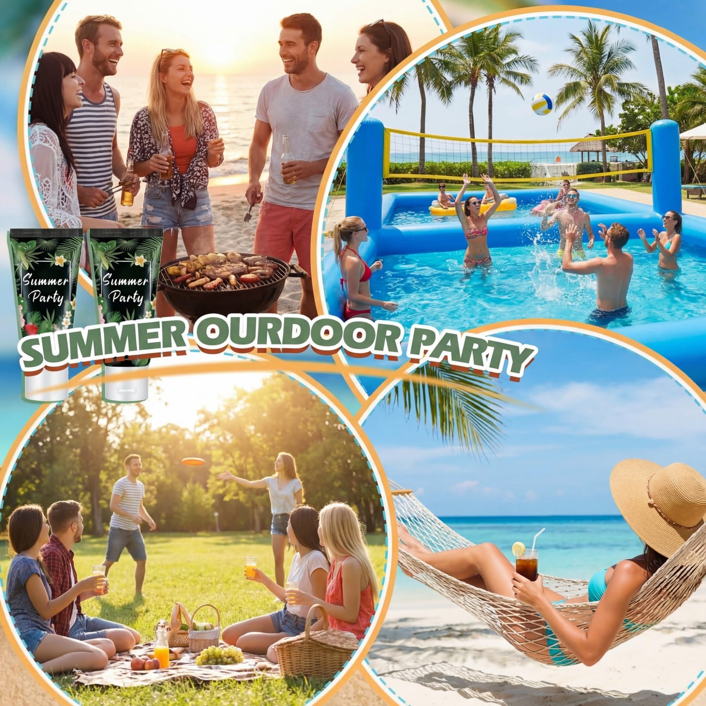 48 Pcs Mini Sunscreen Bulk for Summer Party Wedding SPF 30 Water Resistant Sunscreen Lotion Bulk 1oz Travel Size for Thank You Gifts Wedding Party Supplies (Eucalyptus)