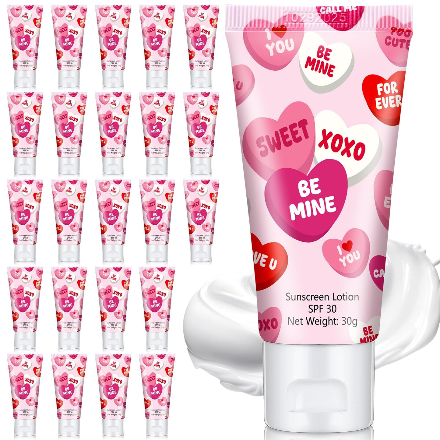 48 Pcs Mini Sunscreen Bulk for Summer Party Wedding SPF 30 Water Resistant Sunscreen Lotion Bulk 1oz Travel Size for Thank You Gifts Wedding Party Supplies (Eucalyptus)
