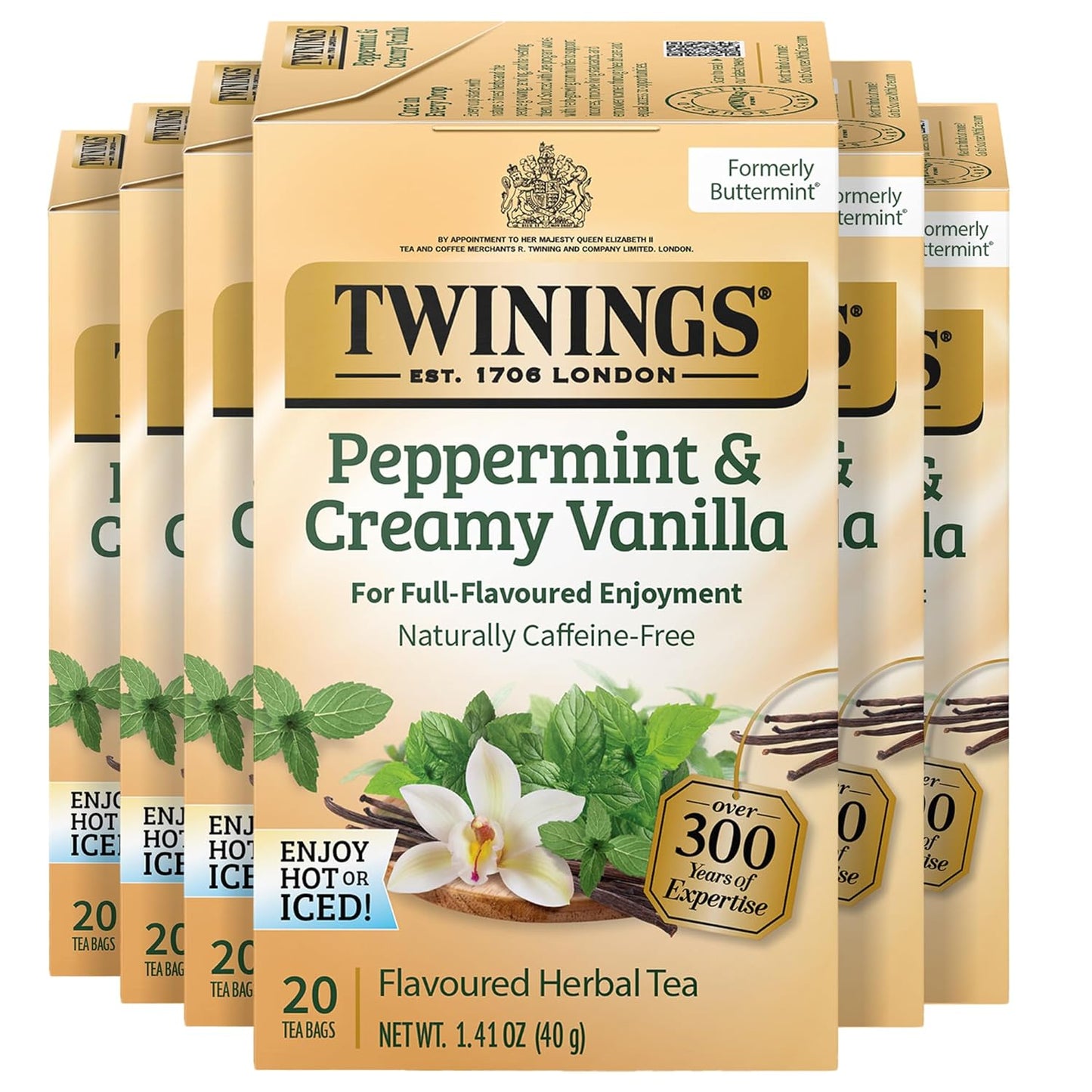 Twinings Pure Green Tea Individually Wrapped Bags, 100 Count (Pack of 1), Smooth & Refreshing, Caffeinated, Enjoy Hot or Iced, 100 Teabags