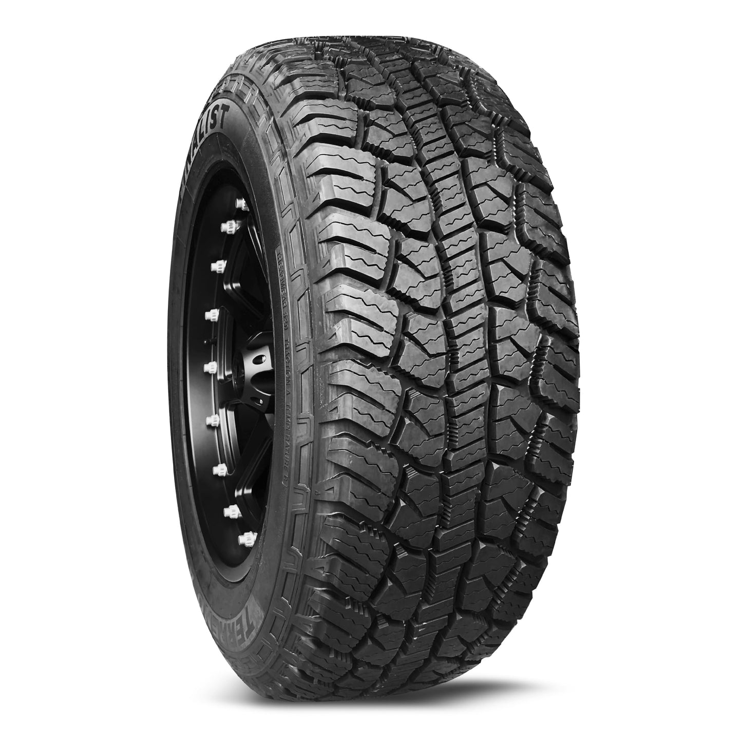 Set of 4 (FOUR) Finalist Terreno A/T LT245/75R16 120/116S10 Ply Load Range E Light Truck All Season All Terrain Tires 245/75/16 (Tire Only) + 3 Year Road Hazard Warranty Included 245/75/16