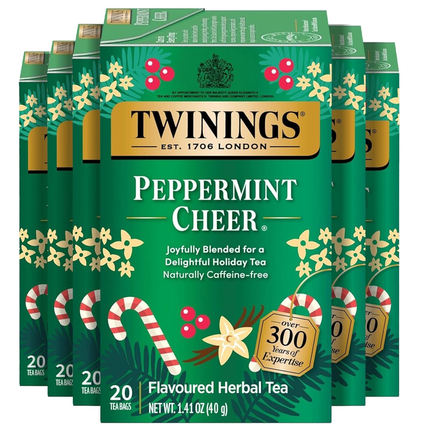 Twinings Pure Green Tea Individually Wrapped Bags, 100 Count (Pack of 1), Smooth & Refreshing, Caffeinated, Enjoy Hot or Iced, 100 Teabags