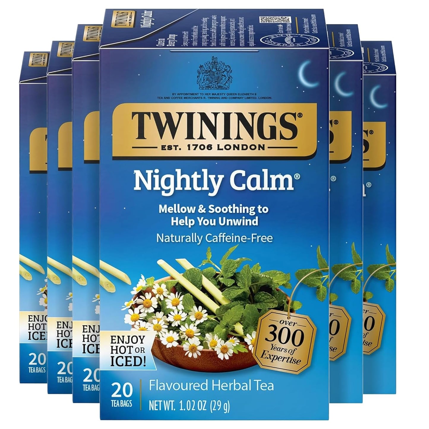 Twinings Pure Green Tea Individually Wrapped Bags, 100 Count (Pack of 1), Smooth & Refreshing, Caffeinated, Enjoy Hot or Iced, 100 Teabags