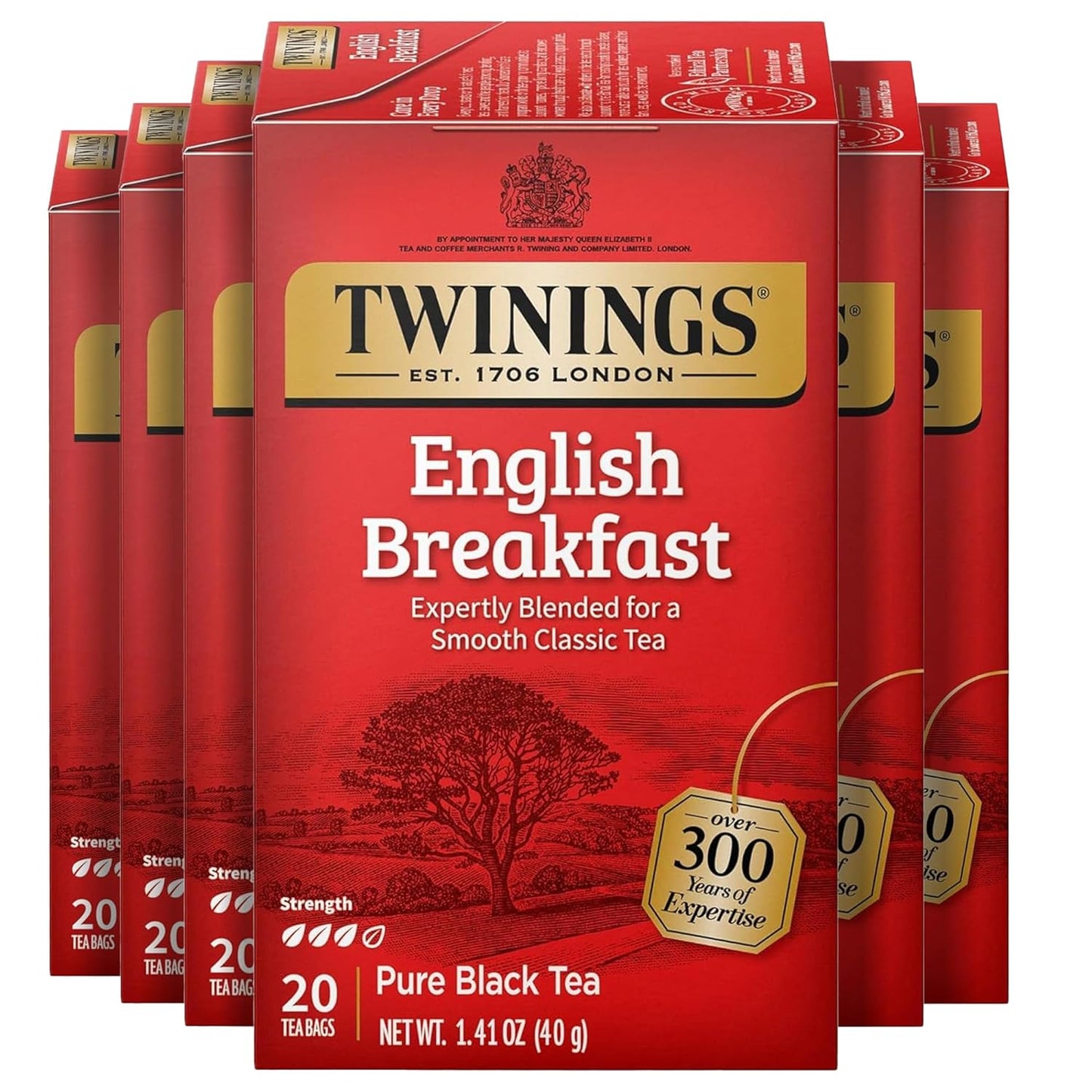 Twinings Pure Green Tea Individually Wrapped Bags, 100 Count (Pack of 1), Smooth & Refreshing, Caffeinated, Enjoy Hot or Iced, 100 Teabags