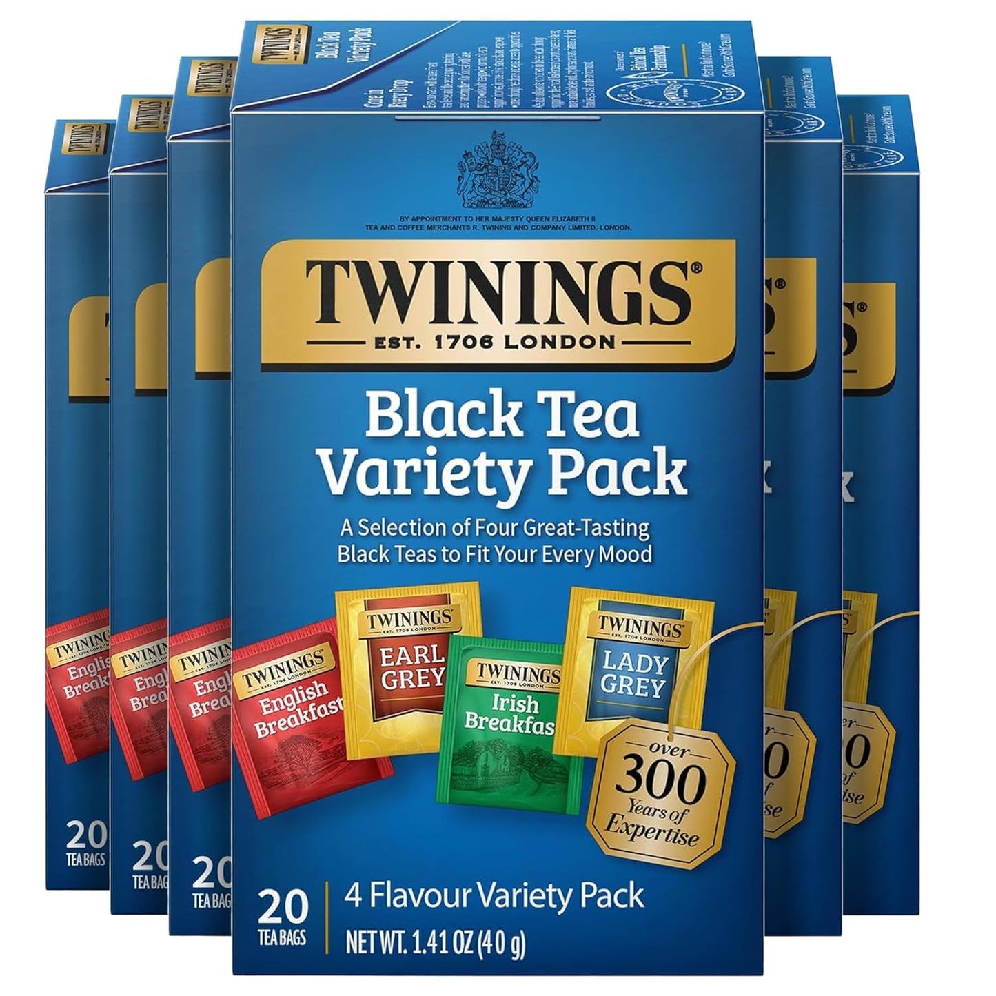 Twinings Pure Green Tea Individually Wrapped Bags, 100 Count (Pack of 1), Smooth & Refreshing, Caffeinated, Enjoy Hot or Iced, 100 Teabags