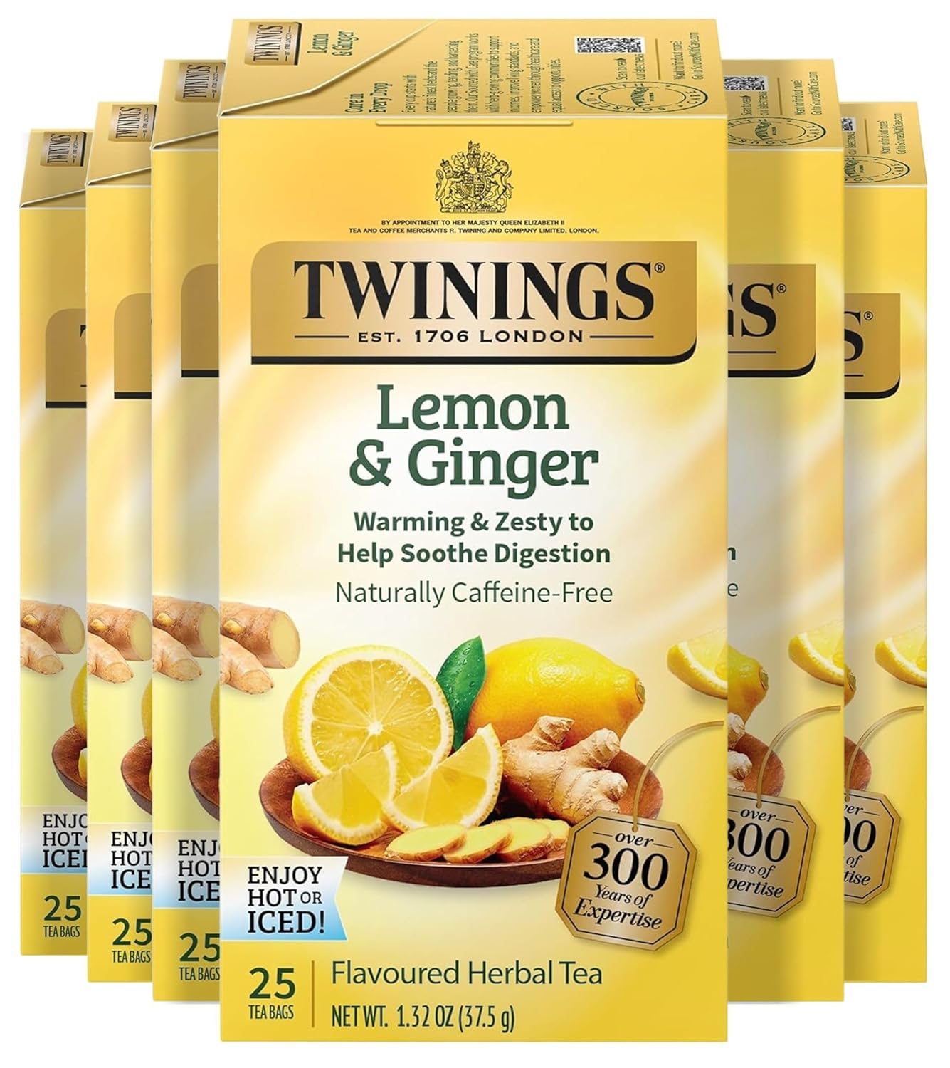 Twinings Pure Green Tea Individually Wrapped Bags, 100 Count (Pack of 1), Smooth & Refreshing, Caffeinated, Enjoy Hot or Iced, 100 Teabags