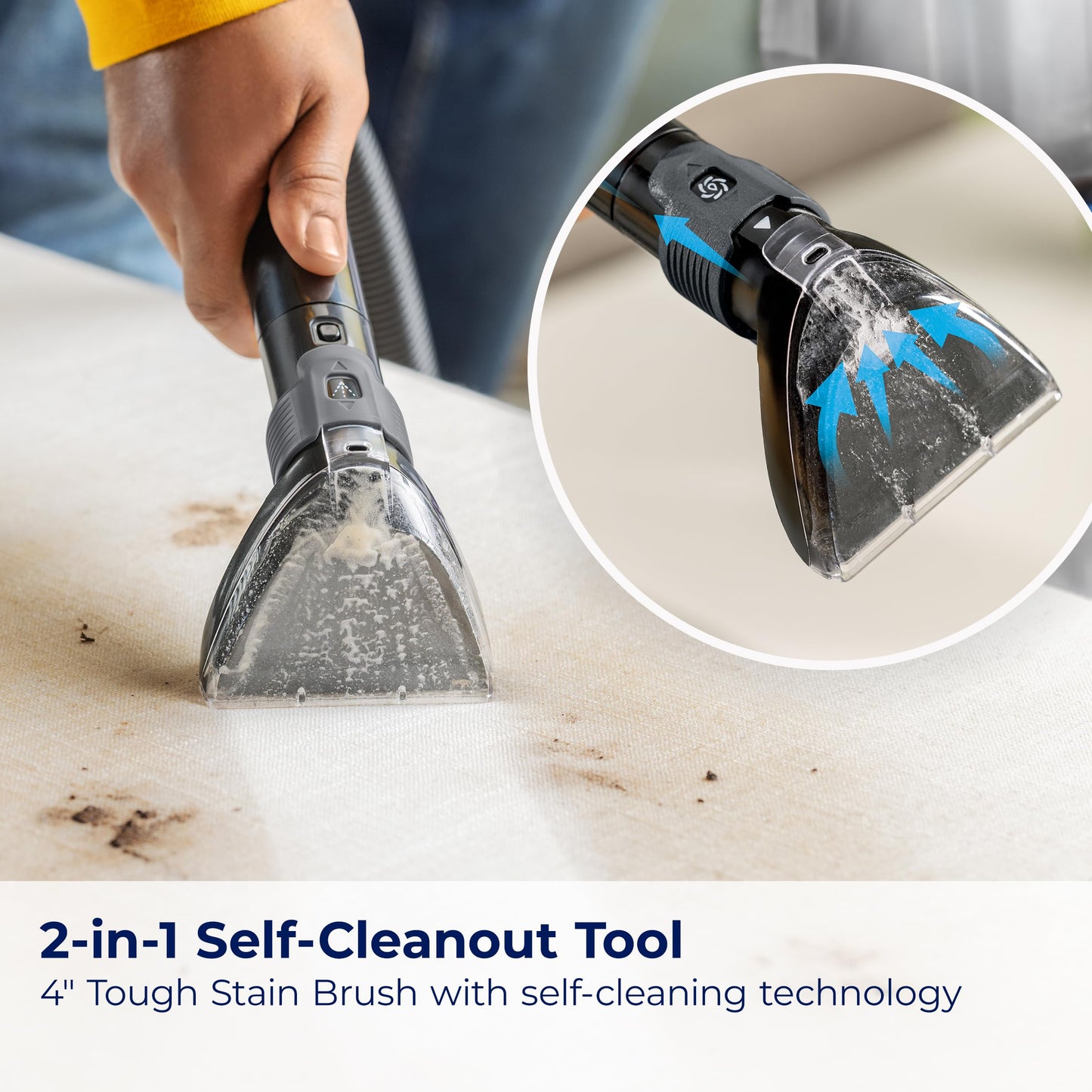 BISSELL TurboClean, Upright Carpet Cleaner, Pro Max Clean & Protect + Oxy Urine Eliminator Formula Included, 3952