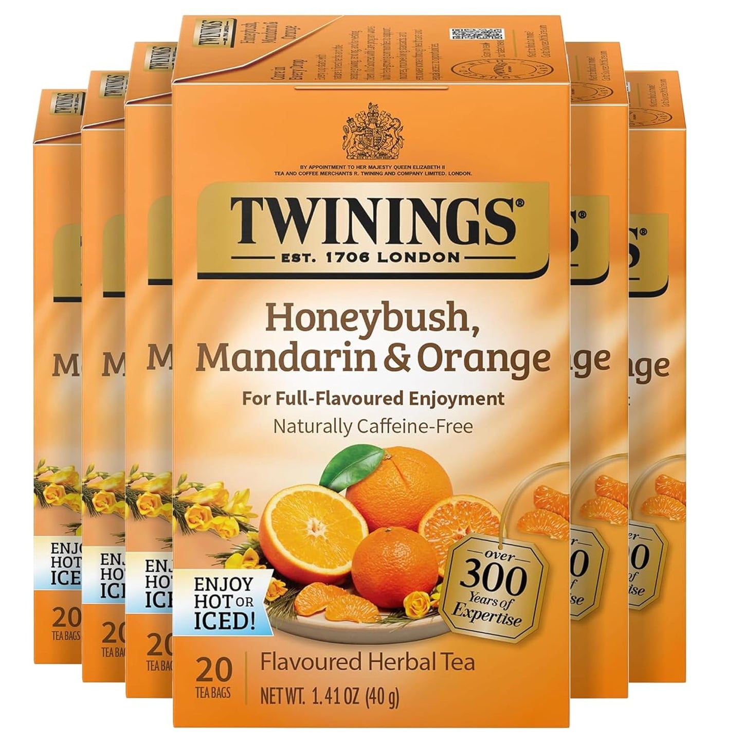 Twinings Pure Green Tea Individually Wrapped Bags, 100 Count (Pack of 1), Smooth & Refreshing, Caffeinated, Enjoy Hot or Iced, 100 Teabags
