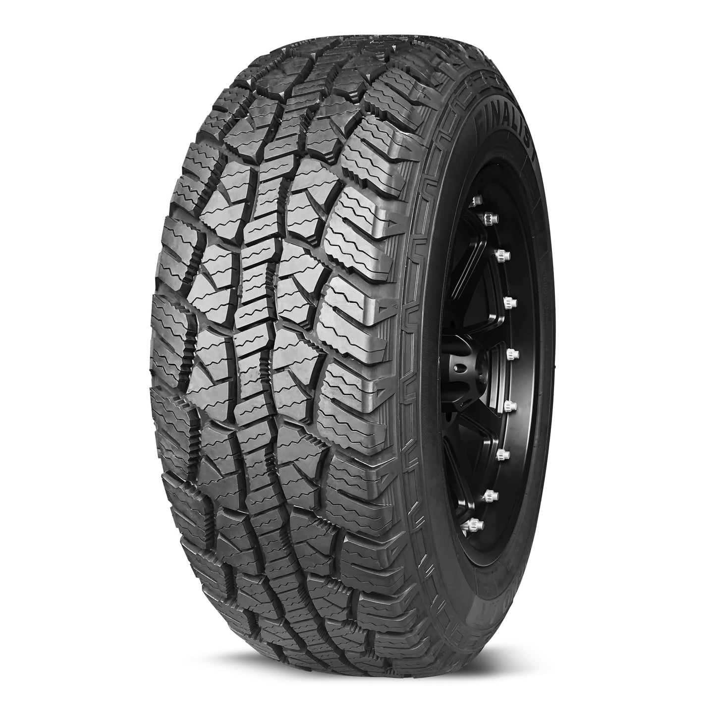 Set of 4 (FOUR) Finalist Terreno A/T LT245/75R16 120/116S10 Ply Load Range E Light Truck All Season All Terrain Tires 245/75/16 (Tire Only) + 3 Year Road Hazard Warranty Included 245/75/16