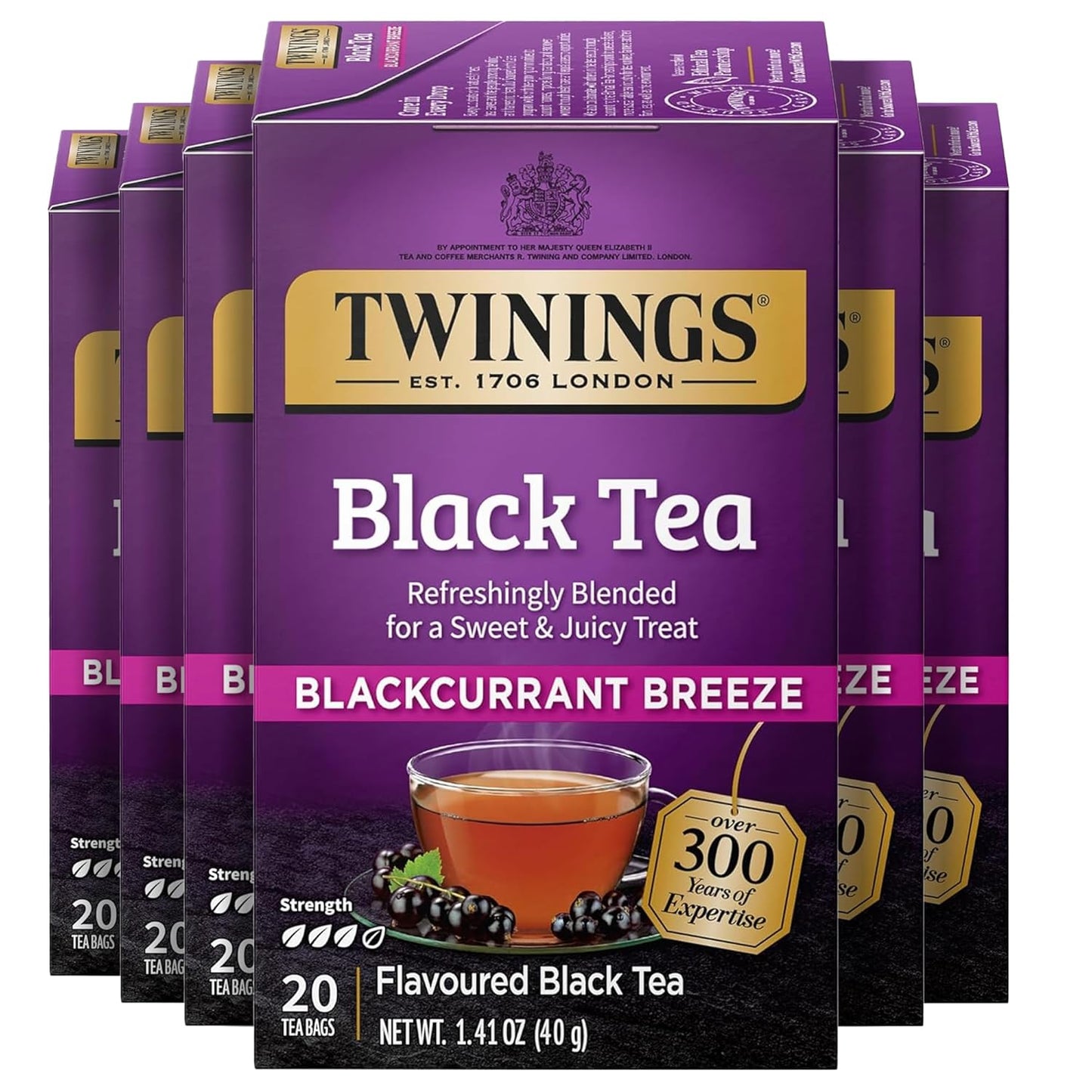 Twinings Pure Green Tea Individually Wrapped Bags, 100 Count (Pack of 1), Smooth & Refreshing, Caffeinated, Enjoy Hot or Iced, 100 Teabags