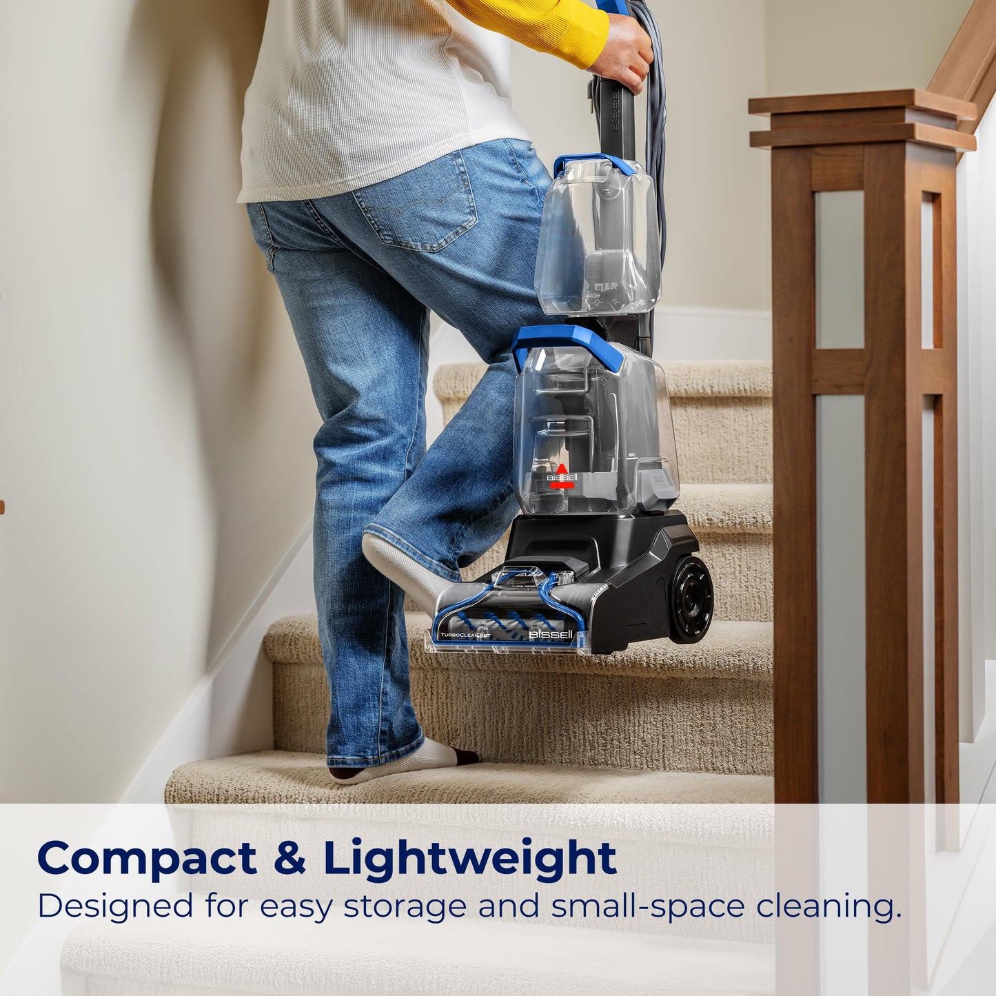 BISSELL TurboClean, Upright Carpet Cleaner, Pro Max Clean & Protect + Oxy Urine Eliminator Formula Included, 3952