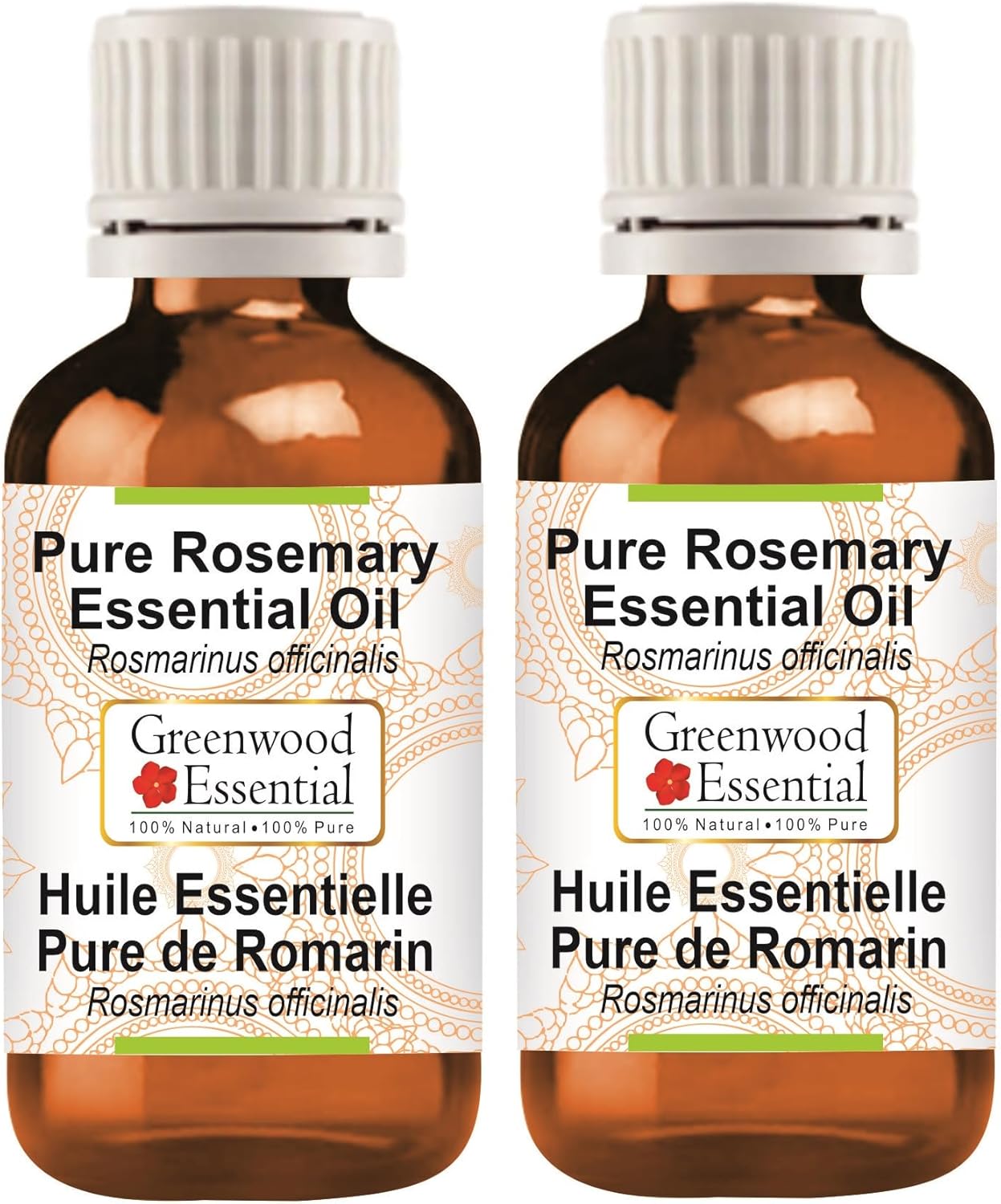 Greenwood Essential Thuja Essential Oil (Thuja occidentalis) with Glass Dropper | Pure | Non-Sticky | Non-Greasy | Lightweight | Men & Women | All Skin Types | Steam Distilled 10ml (0.33 oz)